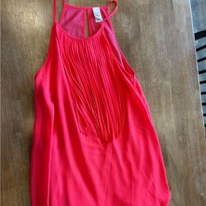 Chic Pink Fringe dress